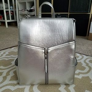 NWOT ASOS Metallic Backpack